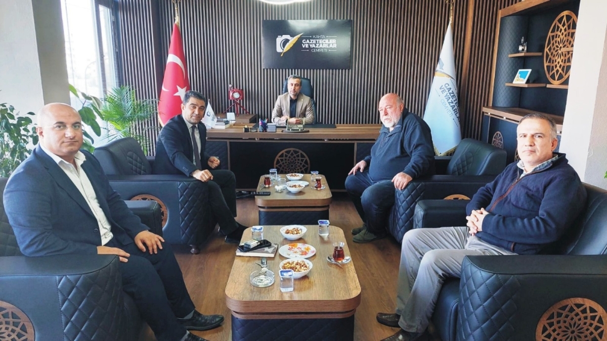 Kahta emniyet müdürü Altıntaş, gazetecilerle bir araya geldi